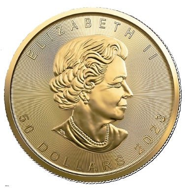 1 oz Gold Maple .9999 Elizabeth ended 2023