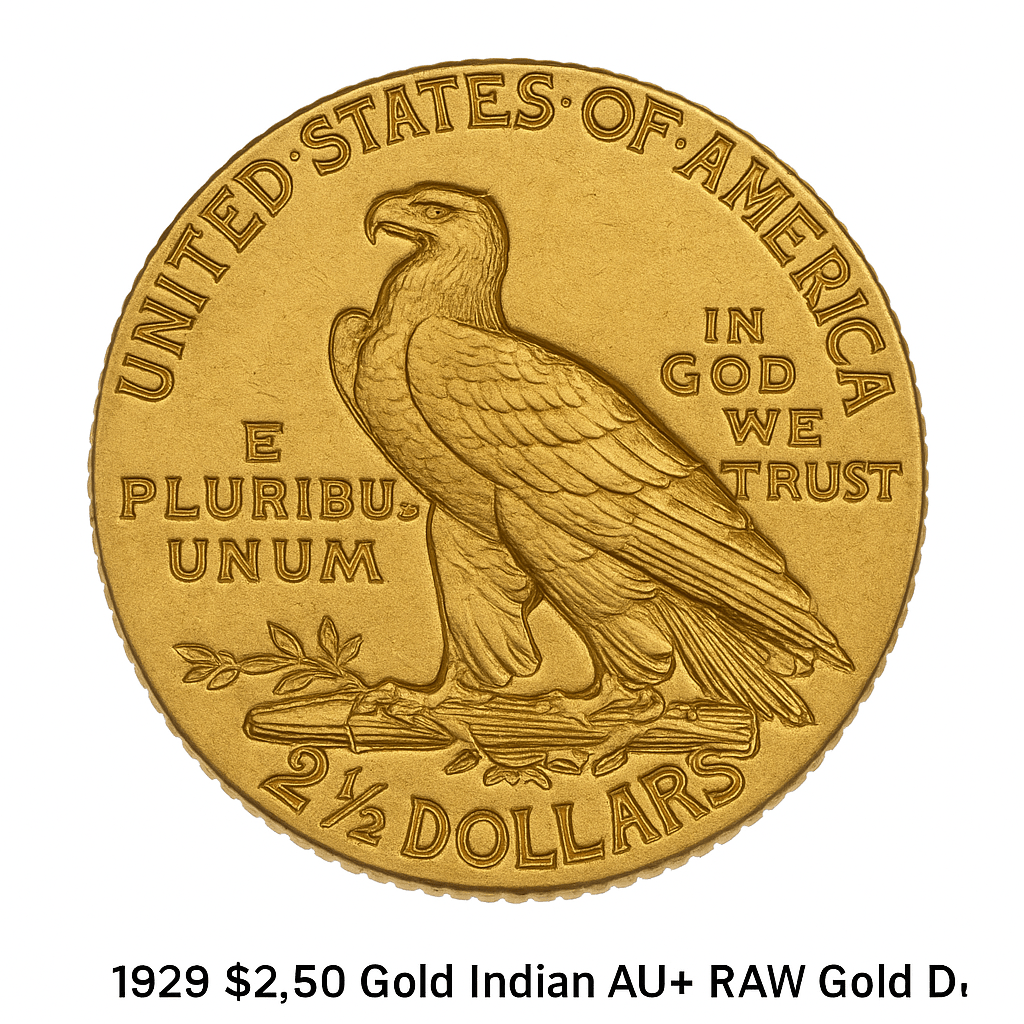 1929 $2.50 Gold Indian