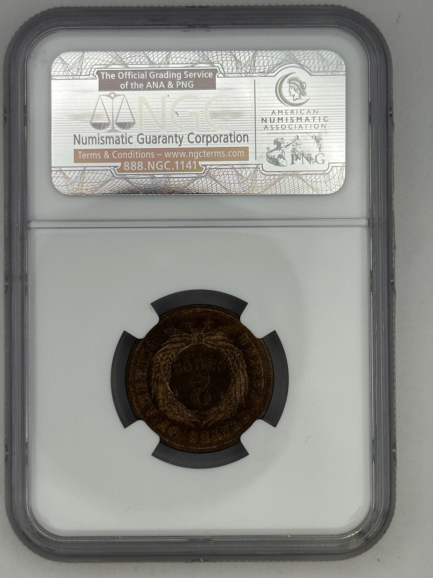 1870 2C PF 66 RB NGC with CAC