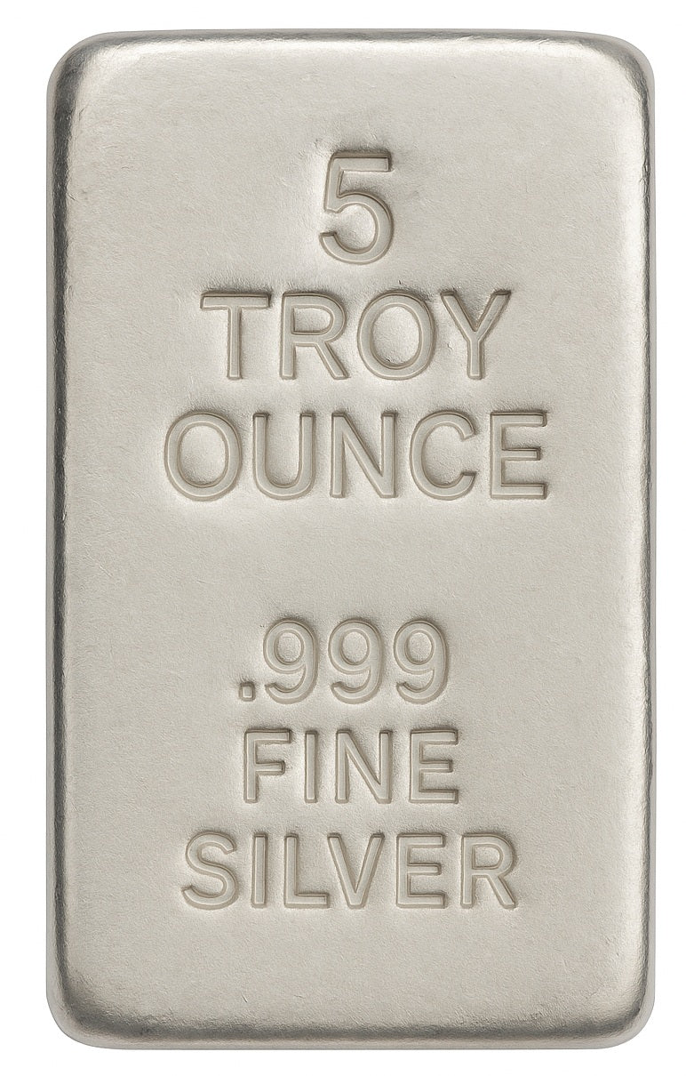 5 oz Silver Bar (our choice)