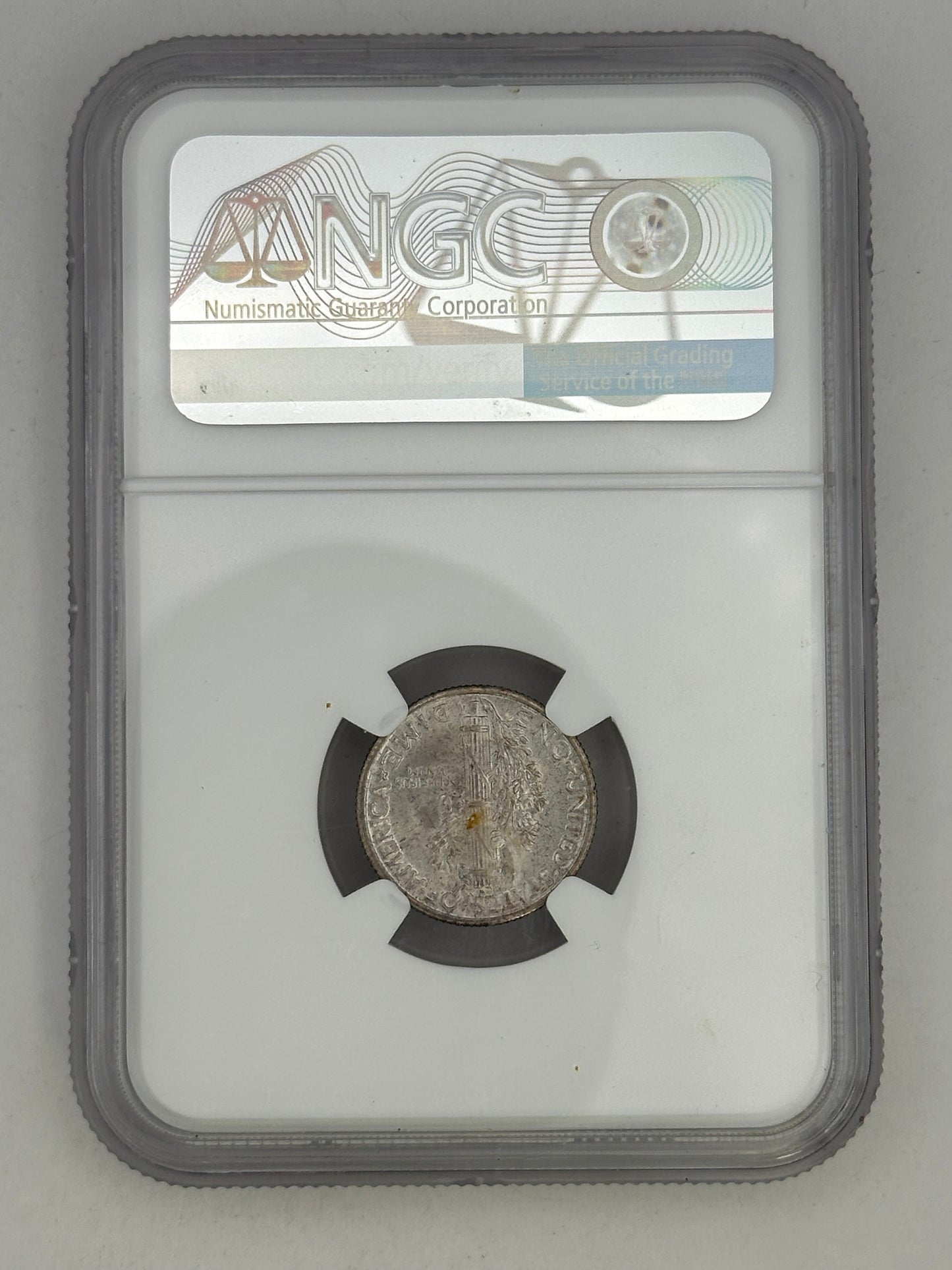 1935 10C MS 67+FB with CAC NGC