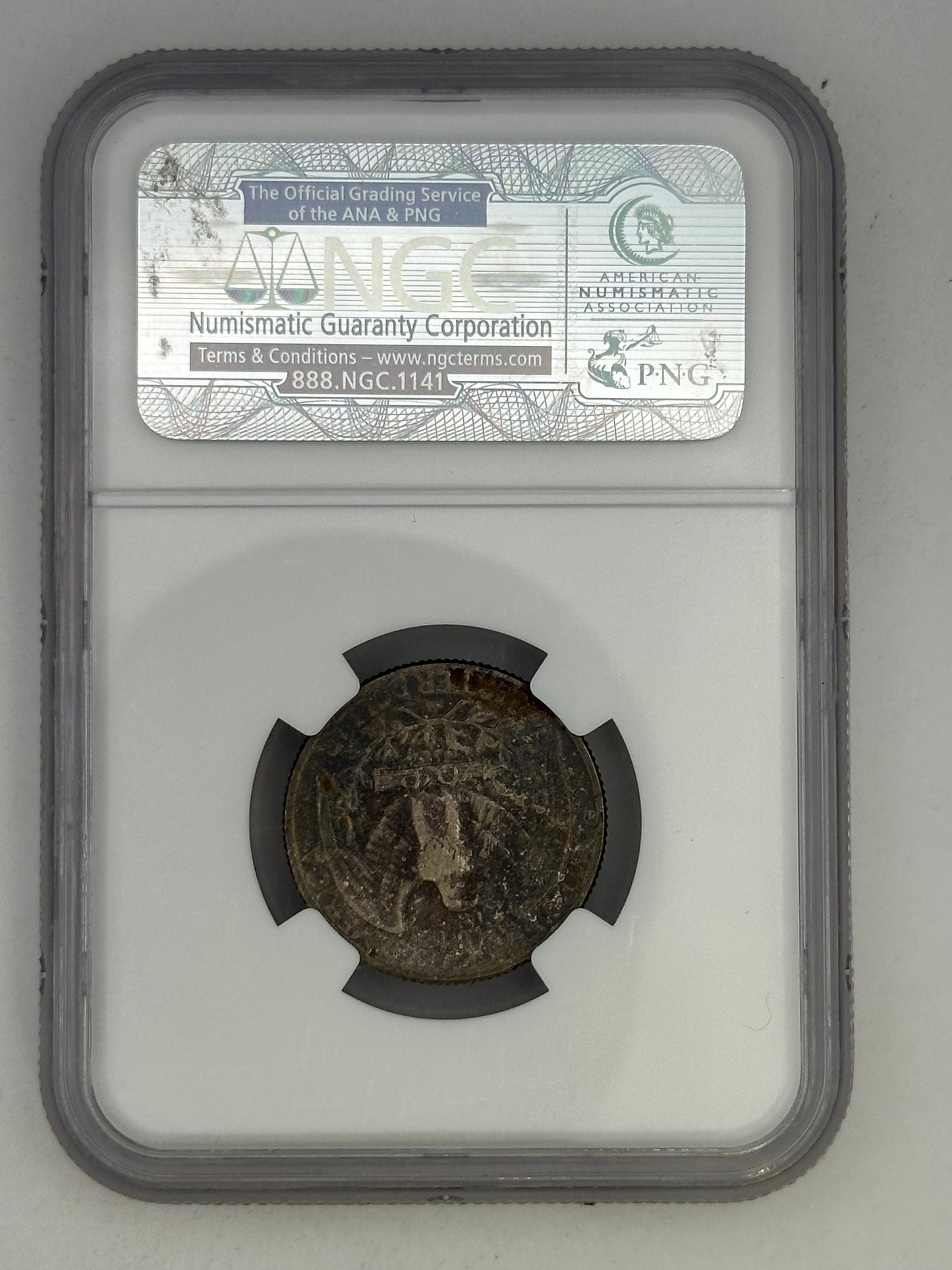 1949 25C MS 68 Dark Toned