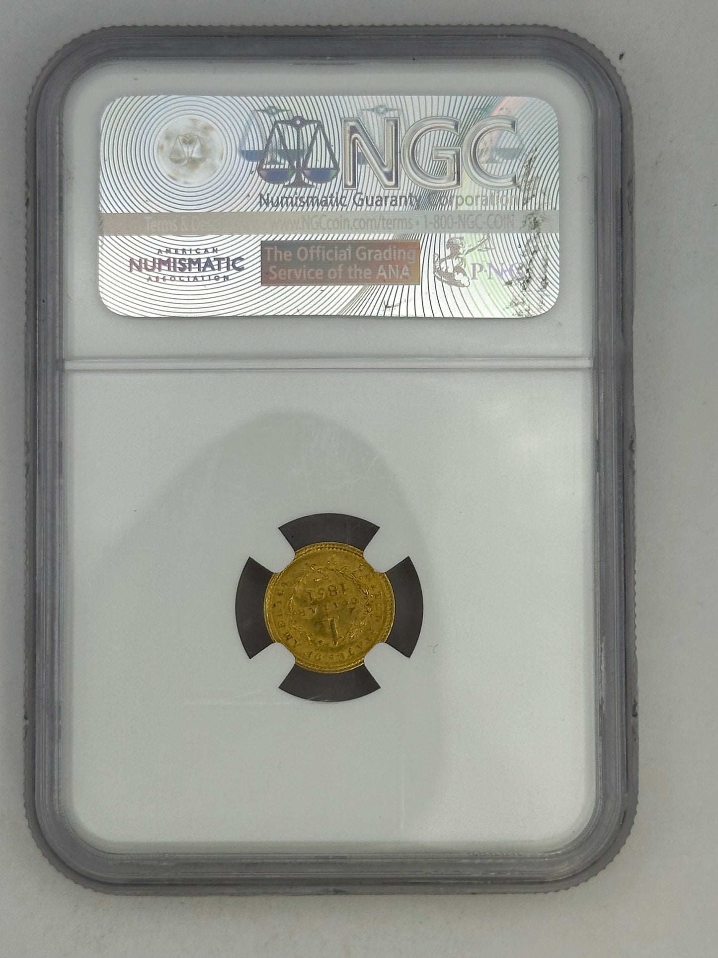 1851 Gold Dollar MS- 63 NGC (Rare)