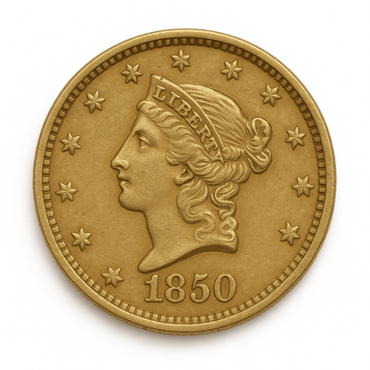1850 Gold Dollar Type 1