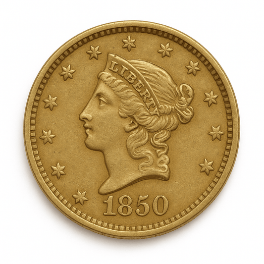 1850 Gold Dollar Type 1