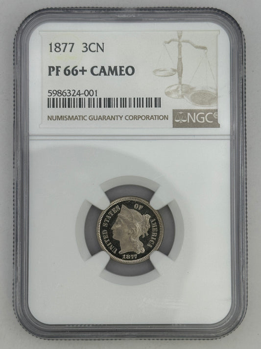 1877 3CN PF 66+ plus CAMEO