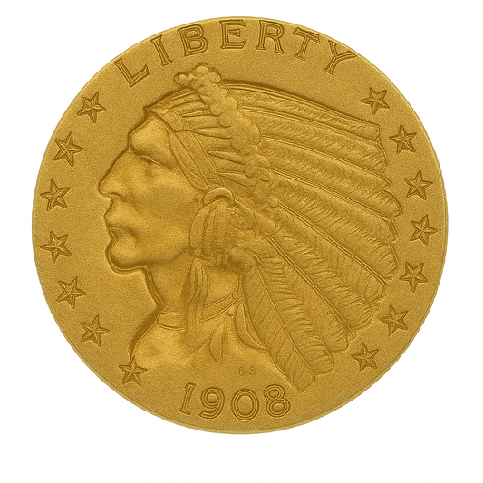 1908 $2.50 Gold Indian