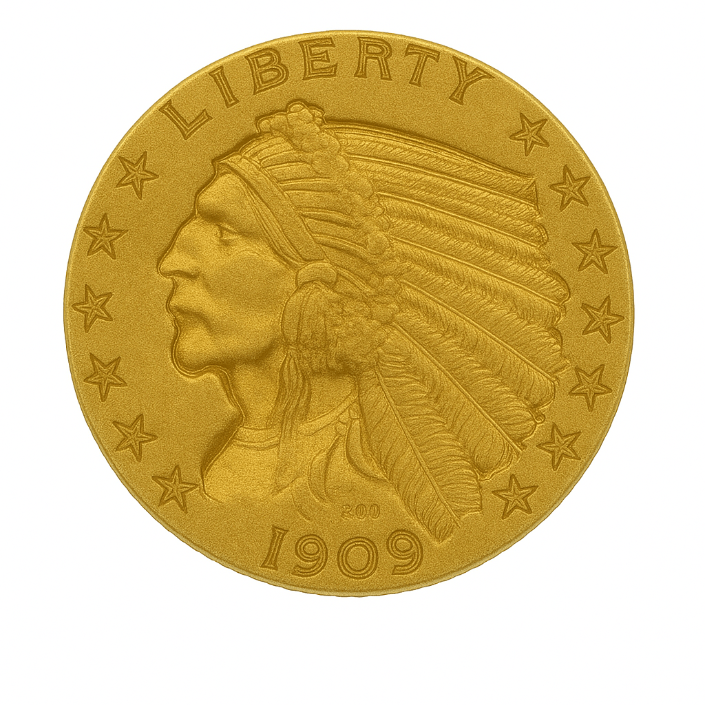 1909 $2.50 Gold Indian