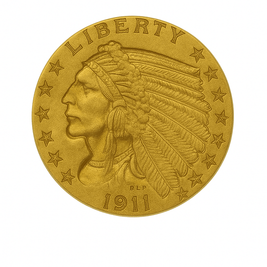 1911 $2.50 Gold Indian