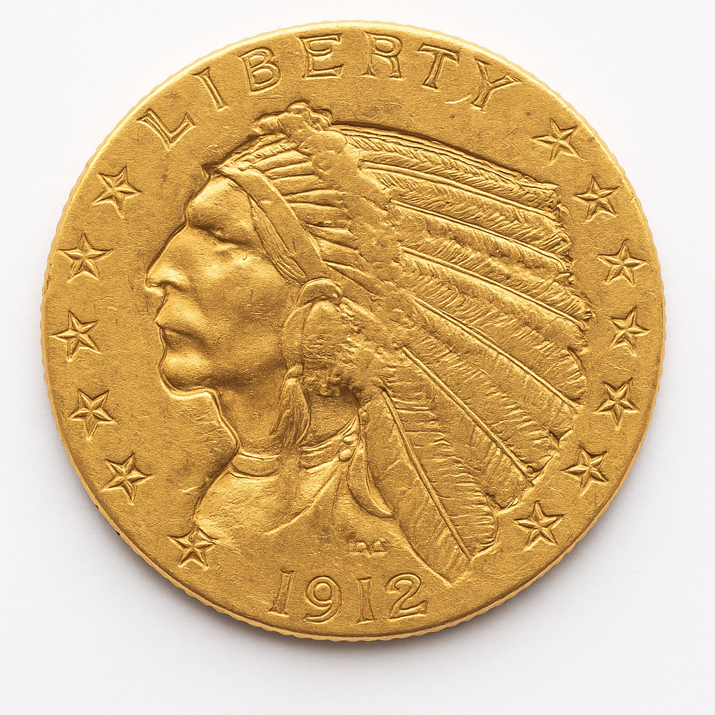 1912 $2.50 Gold Indian