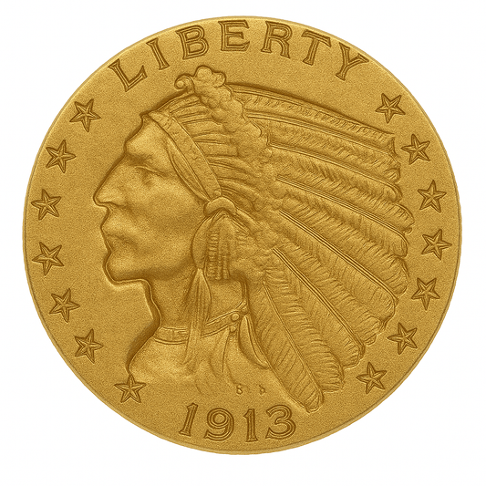 1913 $2.50 Gold Indian