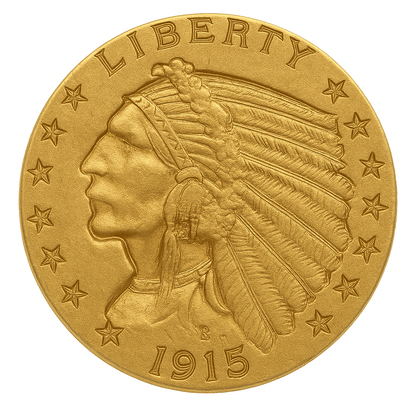 1915 $2.50 Gold Indian