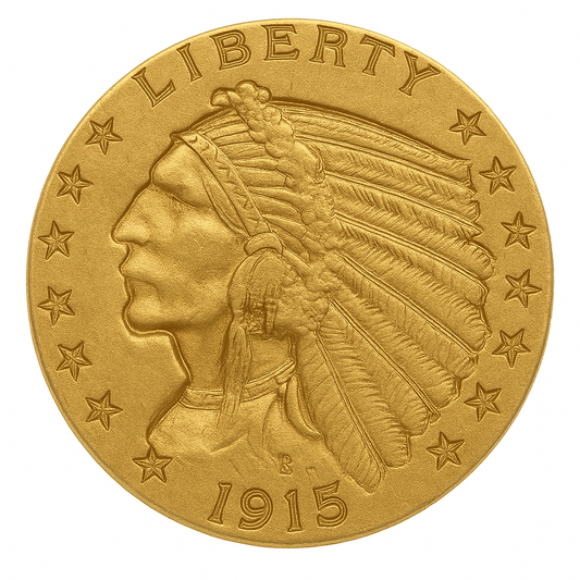 1915 $2.50 Gold Indian