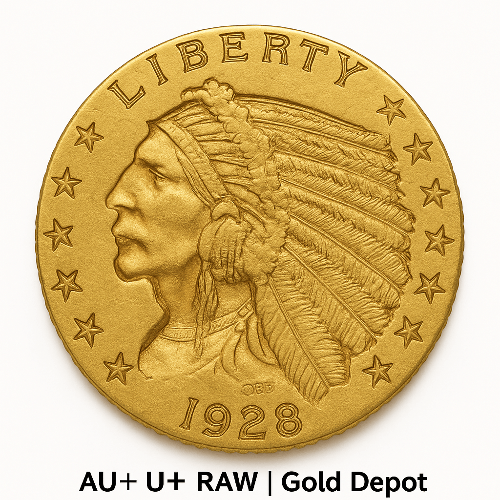 1928 $2.50 Gold Indian
