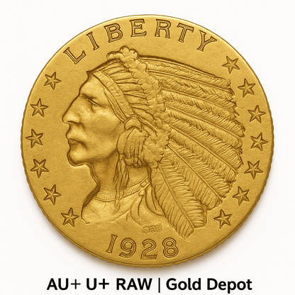 1928 $2.50 Gold Indian