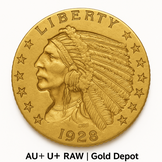 1928 $2.50 Gold Indian