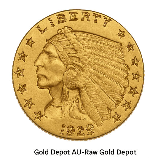 1929 $2.50 Gold Indian