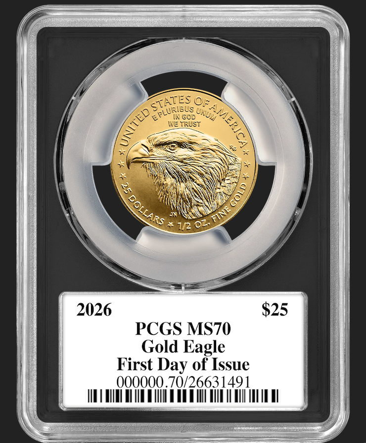 2026 RARE Paul C. Balan (Signed) MS70 $25 Gold Eagle FDOI Black Label Signature Series