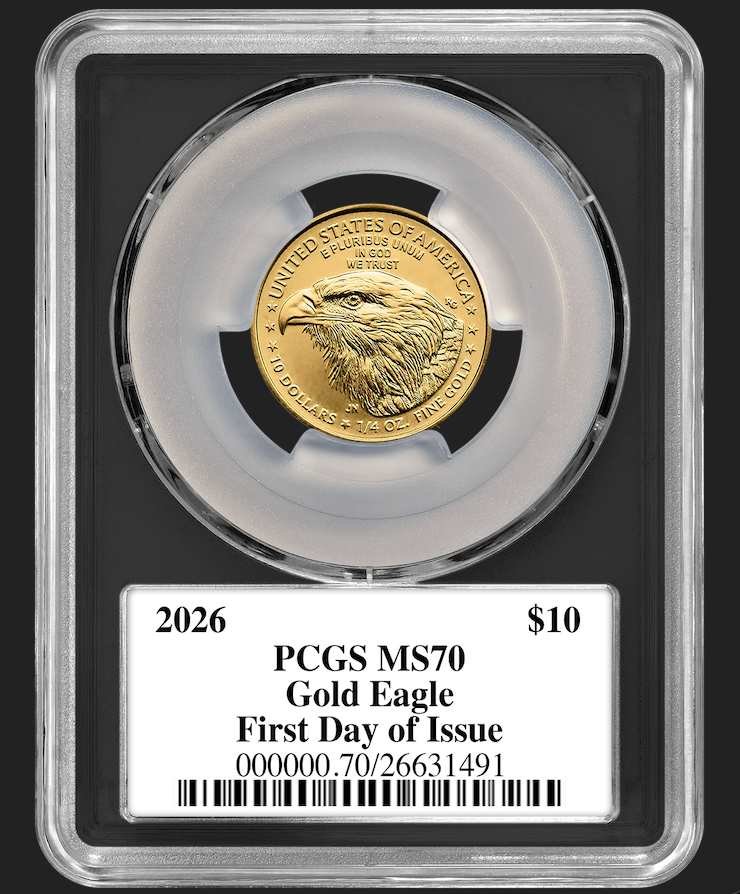 2026 RARE Paul C. Balan (Signed) MS70 $10 Gold Eagle FDOI Black Label Signature Series