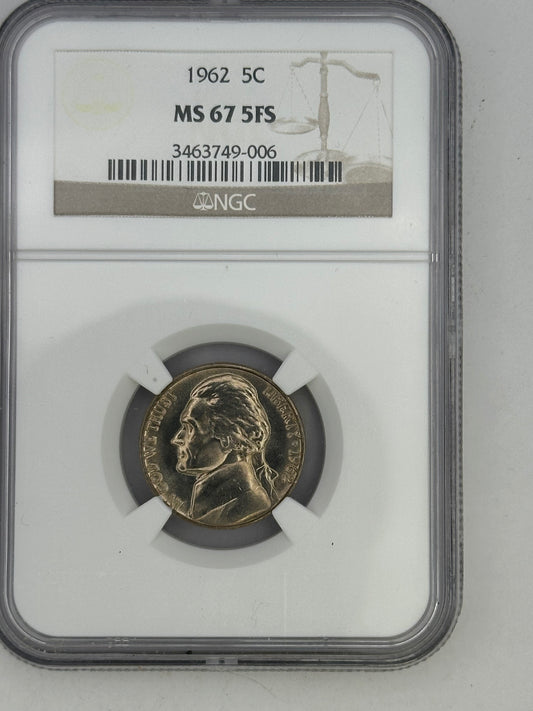 1962 5C MS 67 5 FS NGC