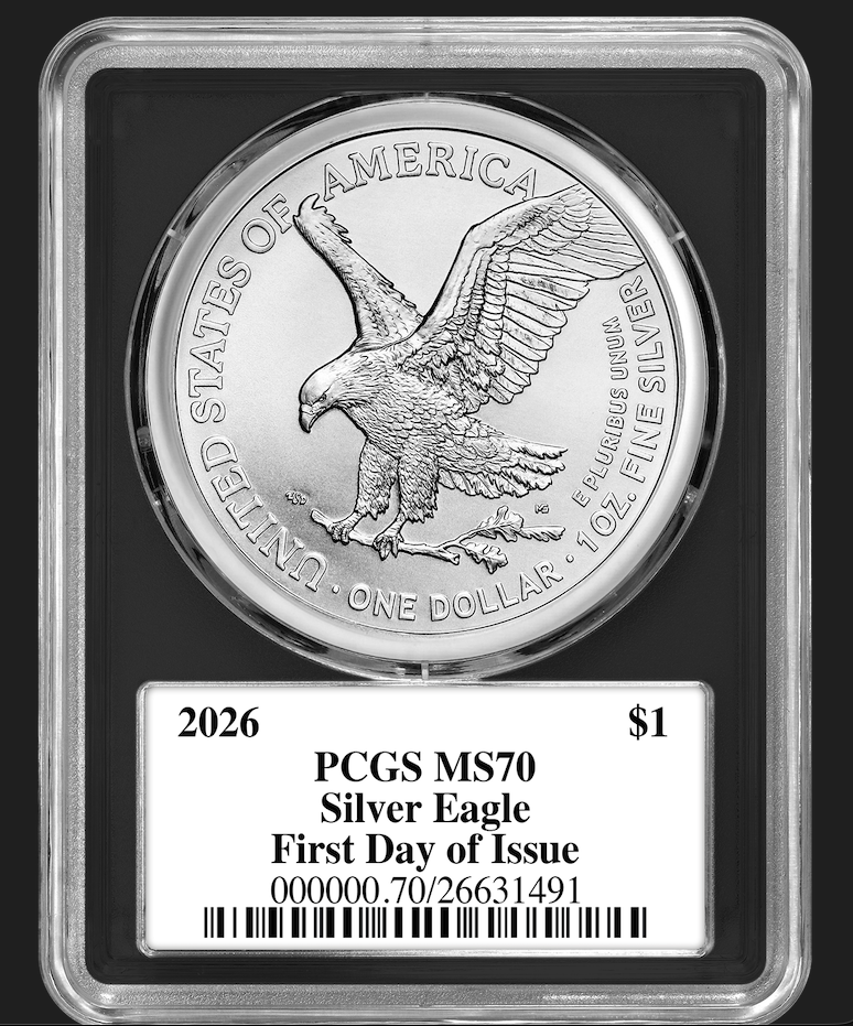 2026 RARE Paul C. Balan (Signed) MS70 $1 Silver Eagle FDOI Black Label Signature Series