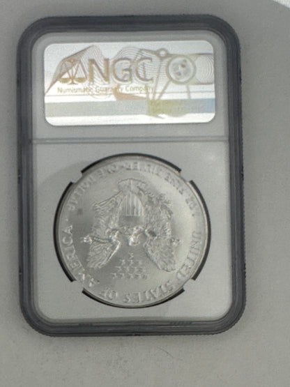1988 Silver Eagle MS70 – NGC (Mike Castle Signed)  NGC Price Guide $7500.00