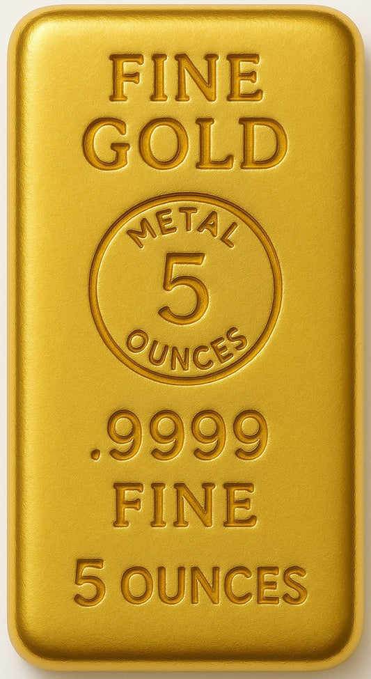 5 oz Gold Bar (our choice)