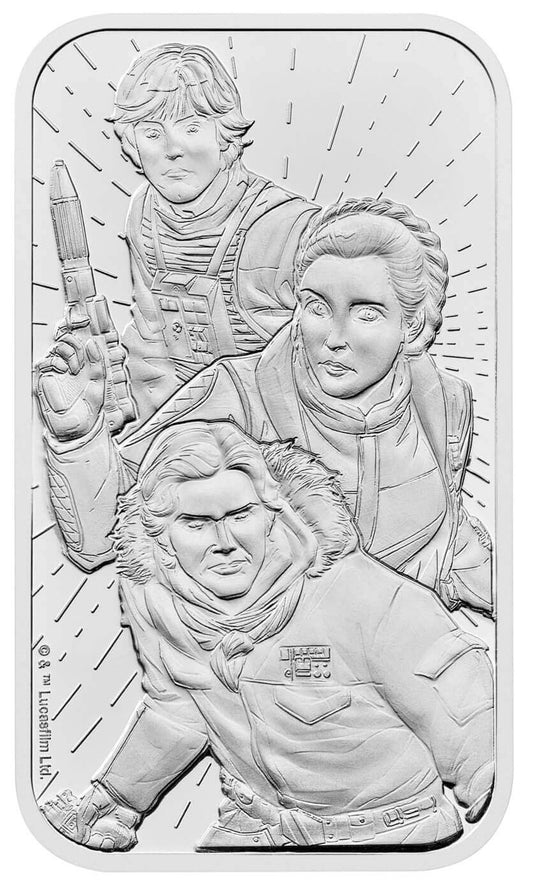 10 oz Silver Bar Star Wars Jedi