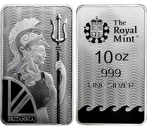 10 oz Britannia Silver Bar